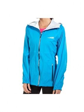 Altra running NWOT blue rain jacket wasatch